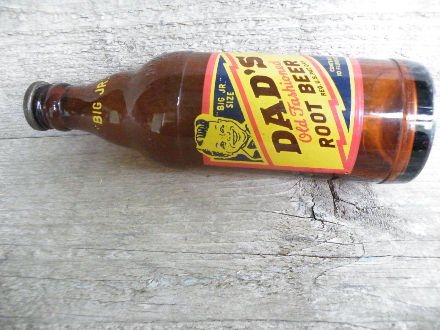 Vintage Root Beer Bottle Dads Root Beer Brown Bottle Sprinkler