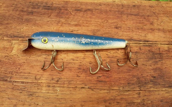 Large VIntage Wooden Fishing Lure Wooden Fishing by