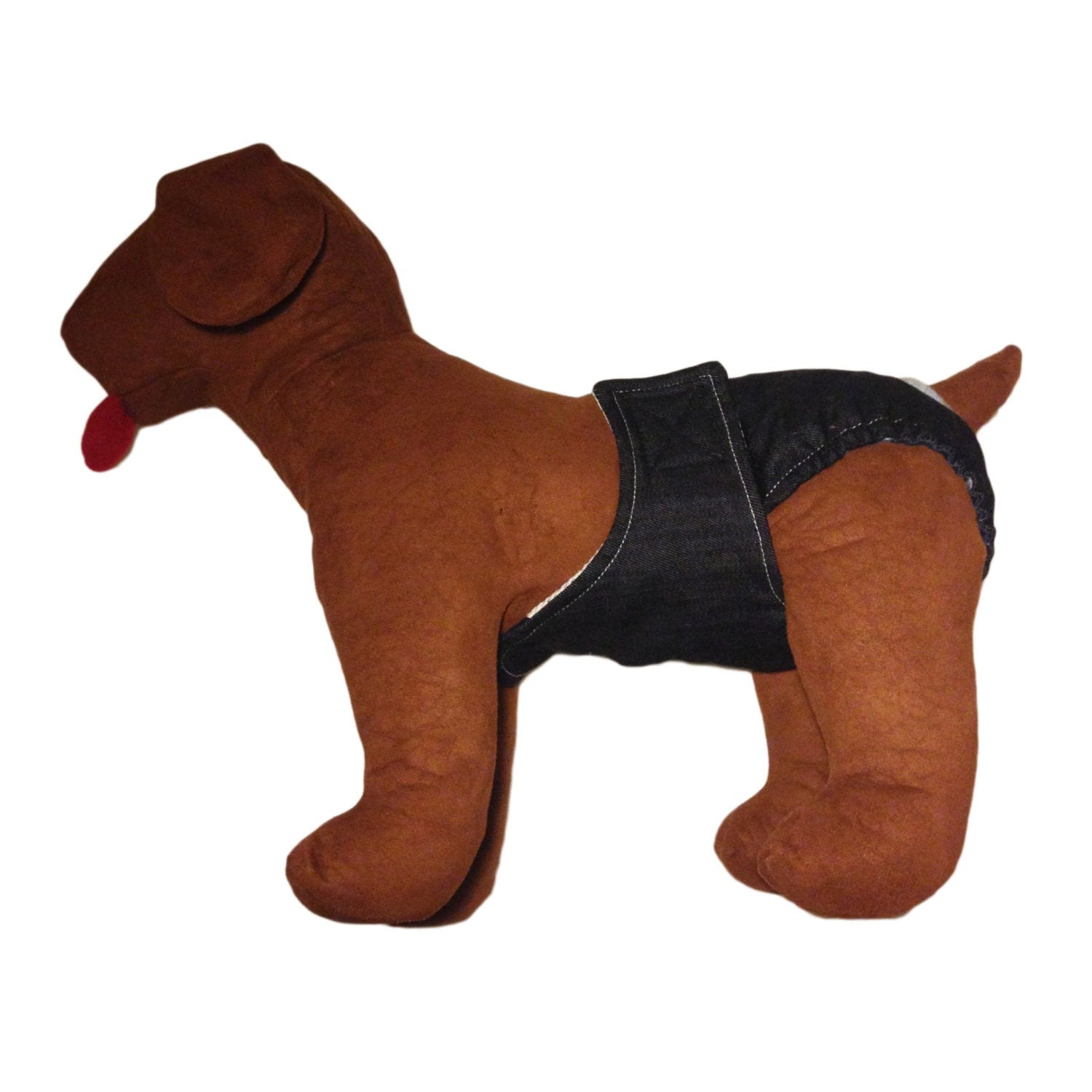 Denim Washable Dog Diaper Coverup for Male and Female Dogs