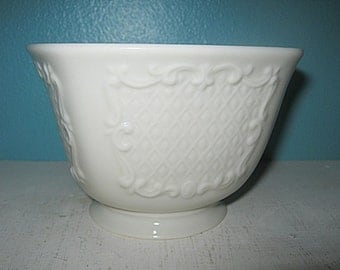 Lenox China Cream Colored Small Square Bowl, Candy Or Nut Bowl, Trinket Dish