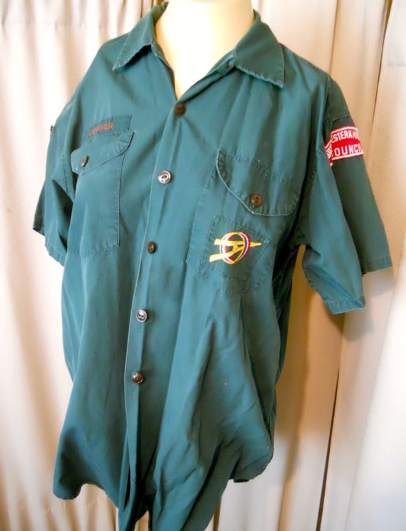 Three 1960's Boy Scout Explorer shirts