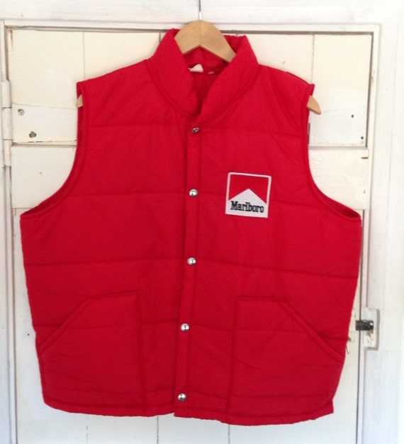 1970s Vintage Marlboro Red Vest Jacket by The Great by Vintage0156