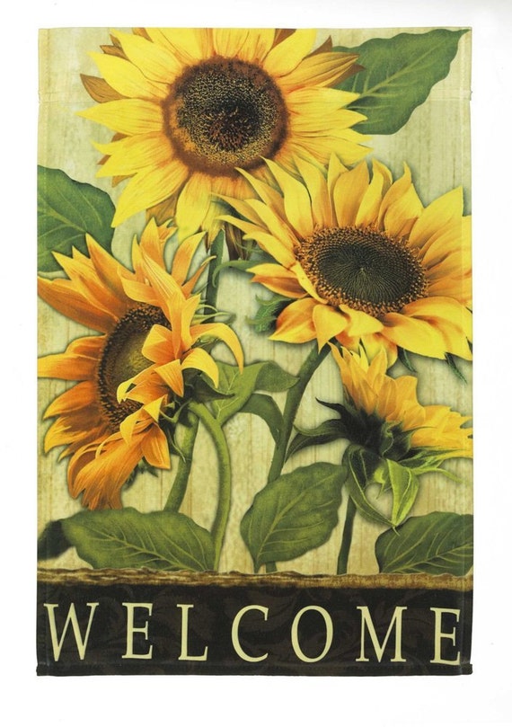 Welcome Garden Flag Vinyl Garden Flag