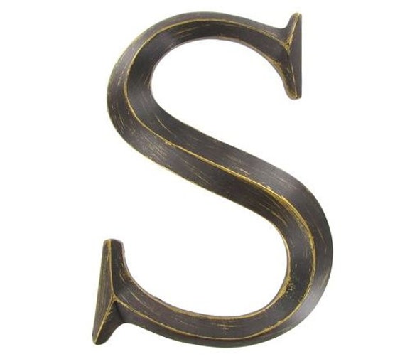 Bronze letters wall letters metal wall decor by LetteredWhimsy