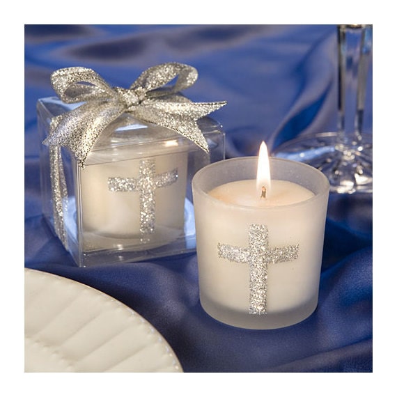 Baptism favors 10 candle favors christening by DealCardinal