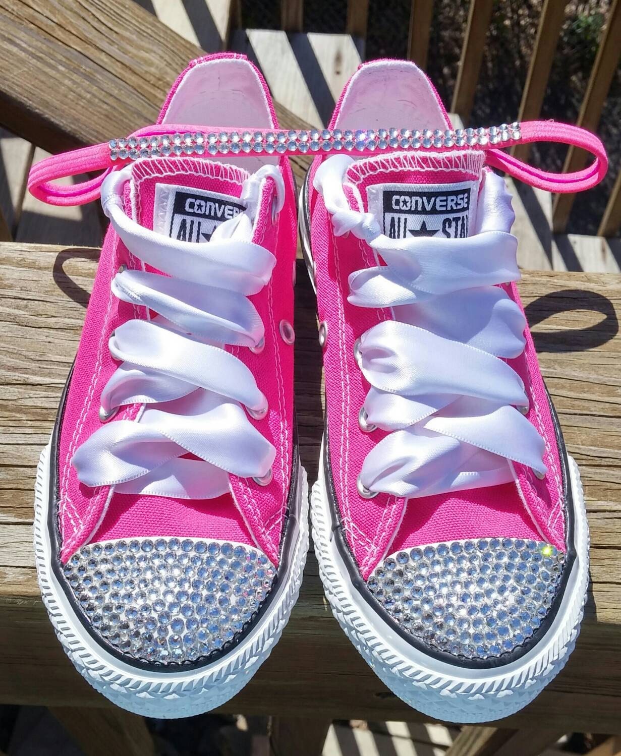 Toddler Shoes Blinged out Converse Toddler by AllureDesignz