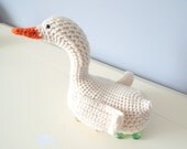 Crochet swan goose doll Home decor Amigurumi Kids toys Gift ideas Crochet birds Crochet animals Swan stuffed animals Crochet doll Decoration