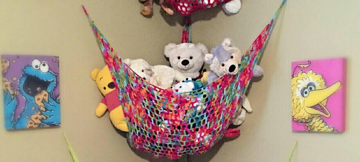 Toy hammock size medium kids room nursery decor toy