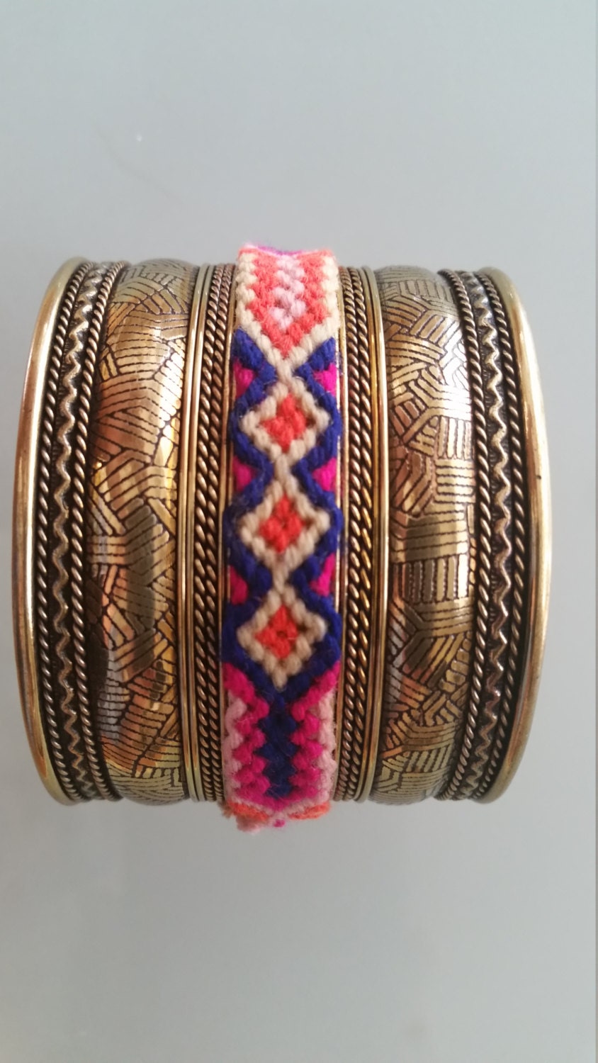 SALE! Bohemian bracelet, Boho cuff, vintage bracelet, mint condition