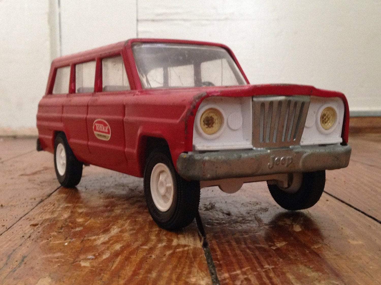 Vintage Tonka Red Jeep Wagoneer Old Vintage by whatafindantiques