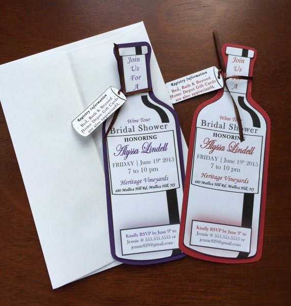 Champagne Bottle Invitations 7