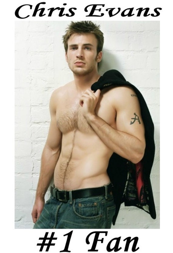 Chris Evans 1 Fan T-shirt by CelebrityTshirts on Etsy