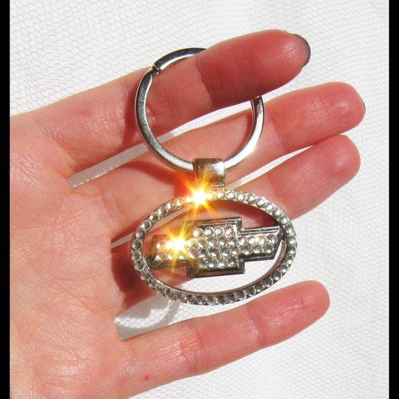 Chevrolet emblem Chevrolet Keychain with Swarovski crystals