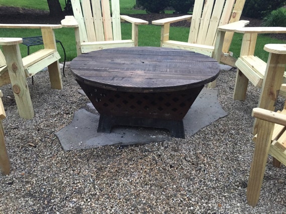 Firepit Table Cover upto 40 made of repurposed by ...