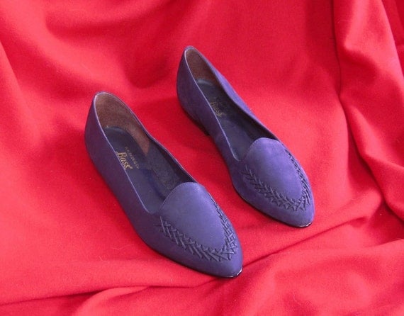 plum colored flats
