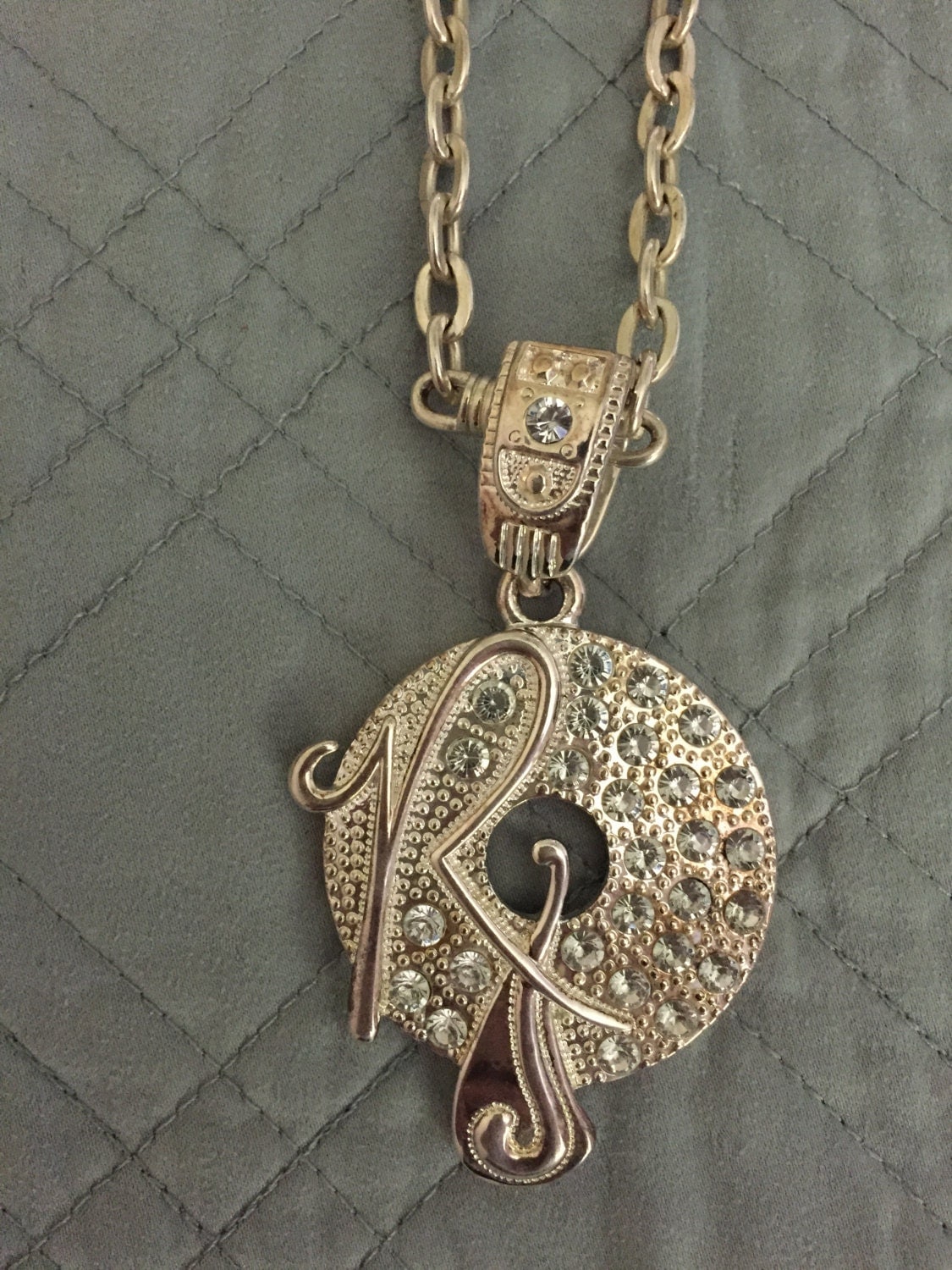 RocAFella Records JayZ Chain and Pendant Necklace