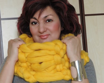 Knitted Cowl, Chunky Infinity Scarf, Chunky Cowl Scarf, Cowl, Scarf, Infinity Scarf, Chunky Scarf, Knitted Scarf, Merino Scarf