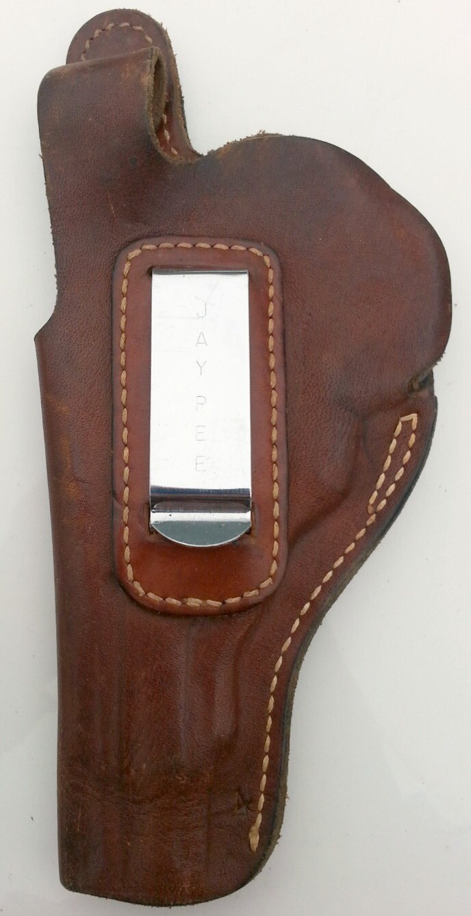 Jay Pee Leather holster for Medium framed pistols or revolvers