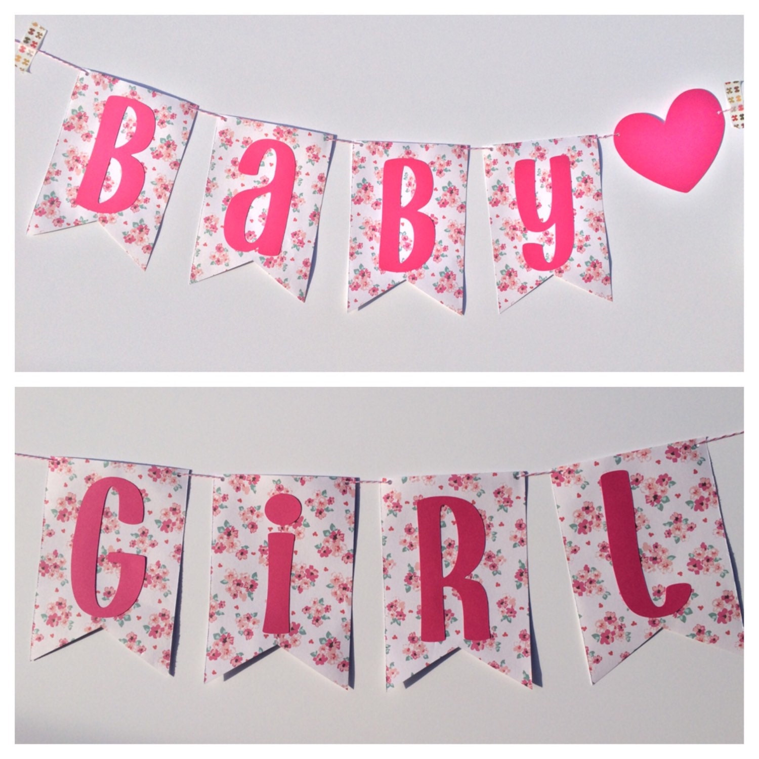 Baby Girl Banner by AuntieBboutique on Etsy