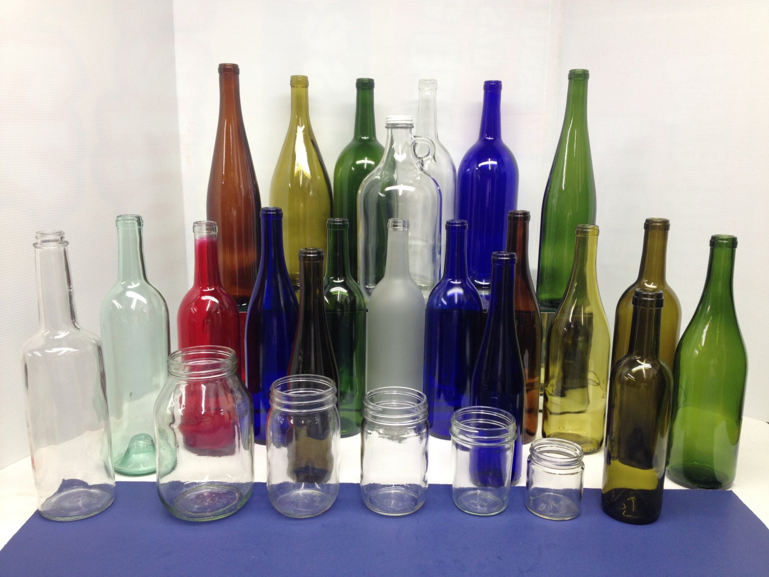 Frosted Bottles 750 ml. Great For Home Brew by AntiquesAheadVA
