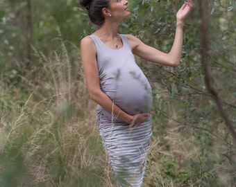 On SALE now! Rrp 50.00. Natural Eco Bamboo Maternity Tank Top