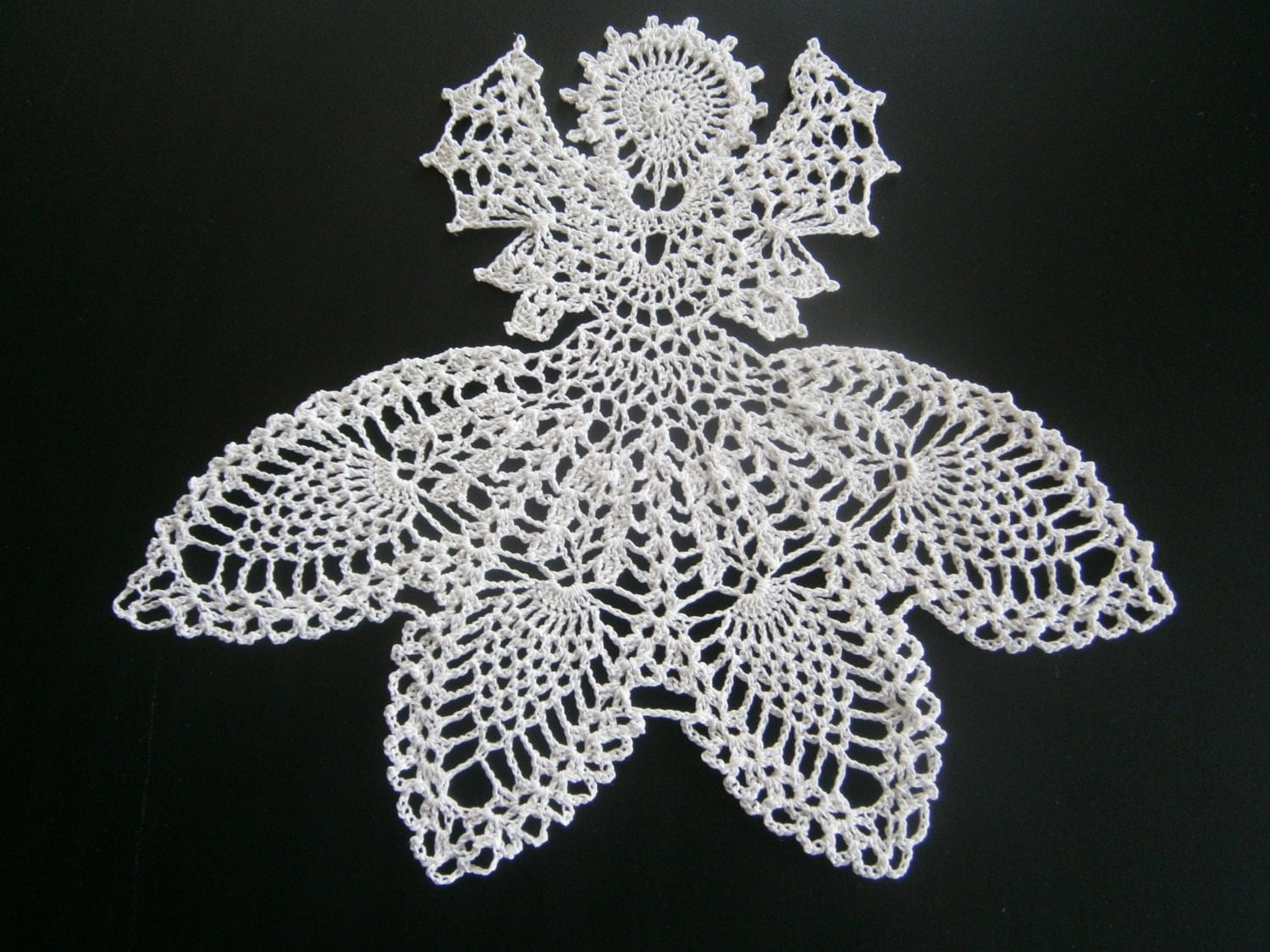 Angel Doily Handmade Crochet
