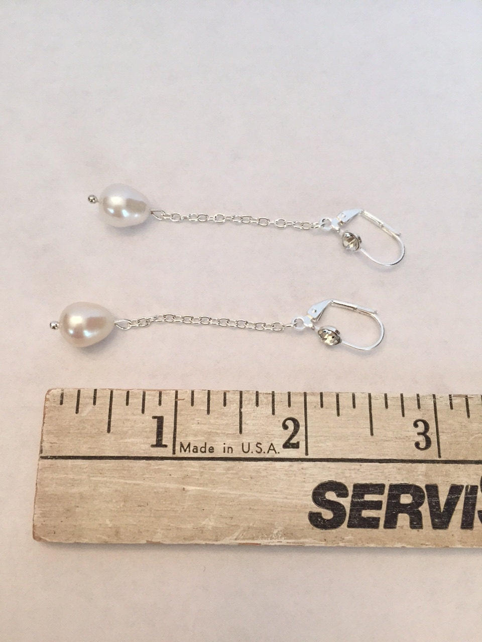 Fresh Water Pearl Dangle Earrings Drop by AHorseTaleDesign on Etsy