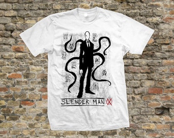 Slender Man T Shirt 100% cotton - 4 Colour options - 2131