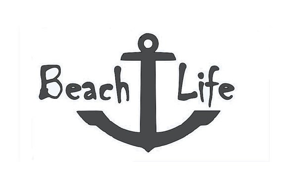 Beach Life Sticker/ Vinyl / Decal by HanesDecals on Etsy