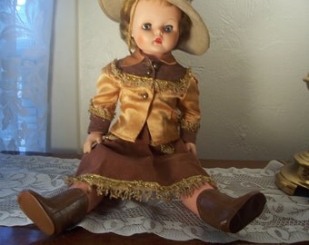 Vintage Cowgirl Doll