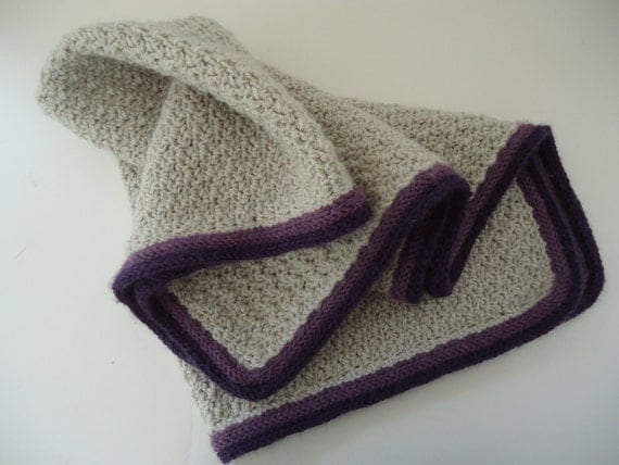 Cord Edged Crochet Baby Blanket-Pattern by GetYourKnit2gether