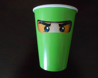 30 small Printed Ninjago Eyes for Cups and other small decorations, Stickers, 30 Eyes