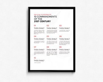 Dan le Sac Vs Scroobius Pip - Custom Minimal Modern Art Music Typography Poster Print Abstract