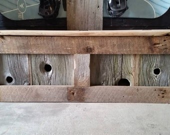 Handmade Barn Wood Storage Bench