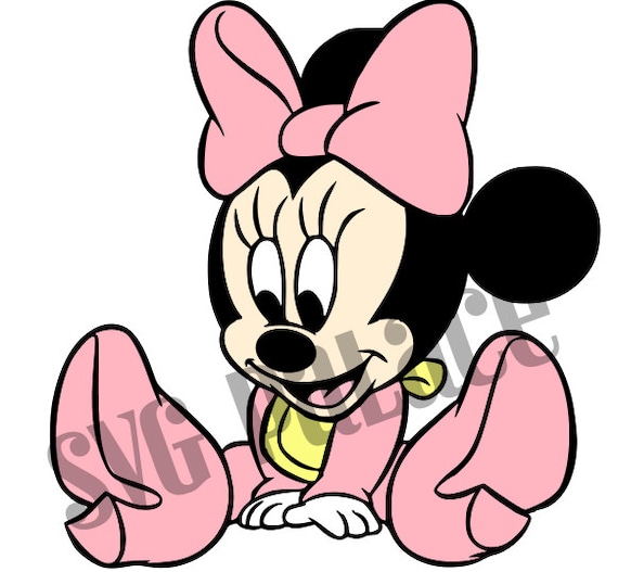 Download Baby Minnie Mouse SVG Cut File. Cricut Explore. SCAL. MTC. Silhouette. Design Space.
