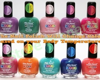 Mia Secret - Mood Color Changing Nail Polish 10 Colors -Choose your Favorite Color