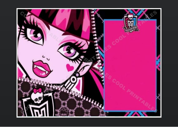 Monster High Birthday Invitations Template 6