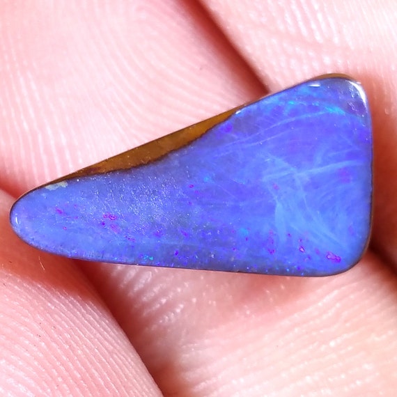 3CT Blue Australian Boulder Opal Solid Natural by TheOpalGuys