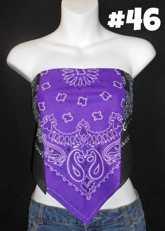 purple bandana pants