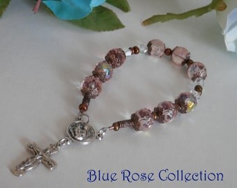 St rita rosary | Etsy