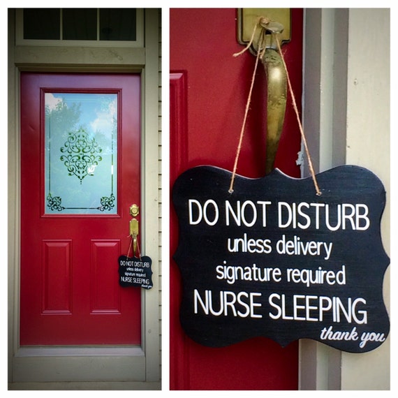 Do Not Disturb Custom Door Sign 7573