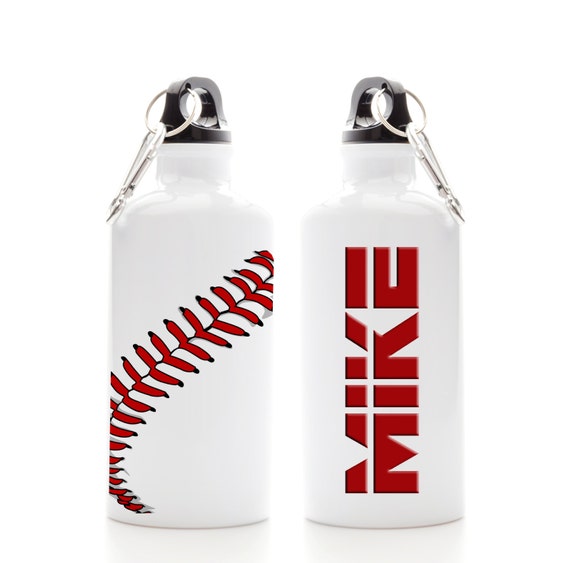 Custom Baseball Water Bottle 20oz sports bottle by