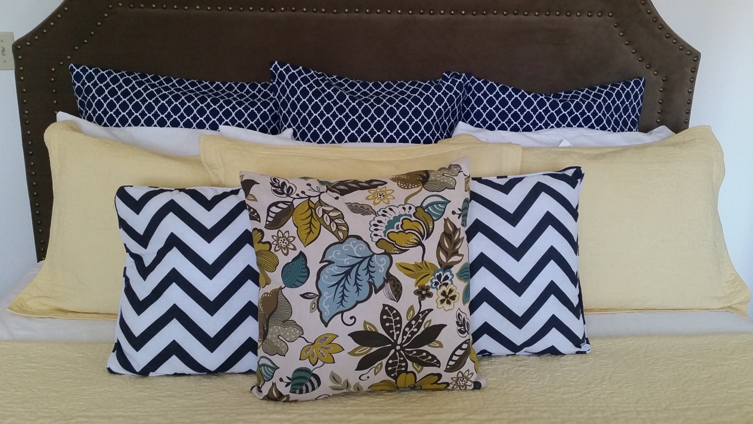 Custom Made Pillow Sham by TheAnchoredFischer on Etsy