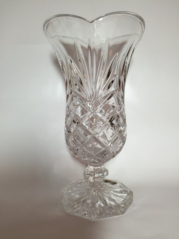 Items similar to Noritake West Germany Lead Crystal Vase on Etsy