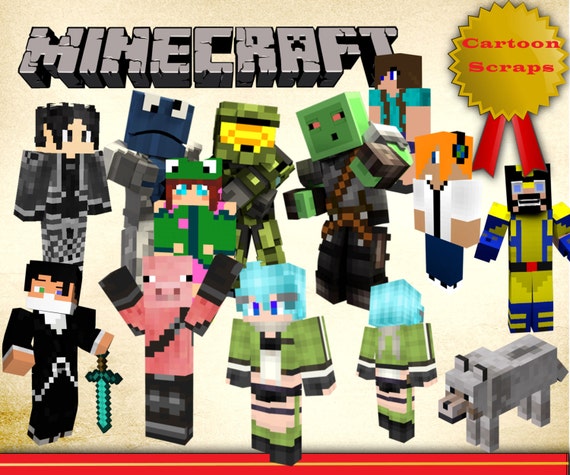 minecraft characters clipart - photo #45