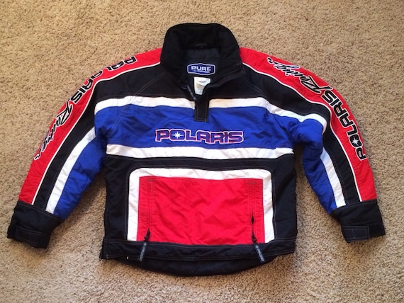 Vintage retro Polaris Racing 90s snow jacket Rare by TRILLAHOLIKS