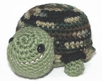 Crocheted Turtle Cammie