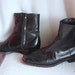 Vintage Florsheim Mens Leather Ankle Boots Size 9 Eur 43 UK 8