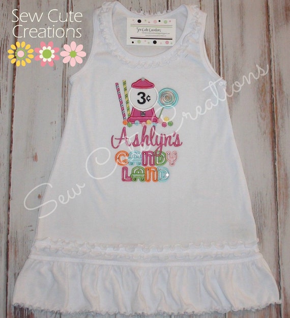 Candyland Birthday Dress Candy Birthday Dress Candyland Dress