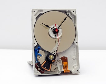 Recycled Computer Hard Drive Clock